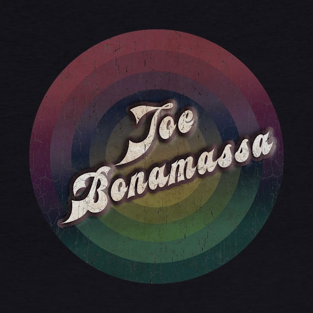 retro vintage circle Joe Bonamassa by NamaMarket01